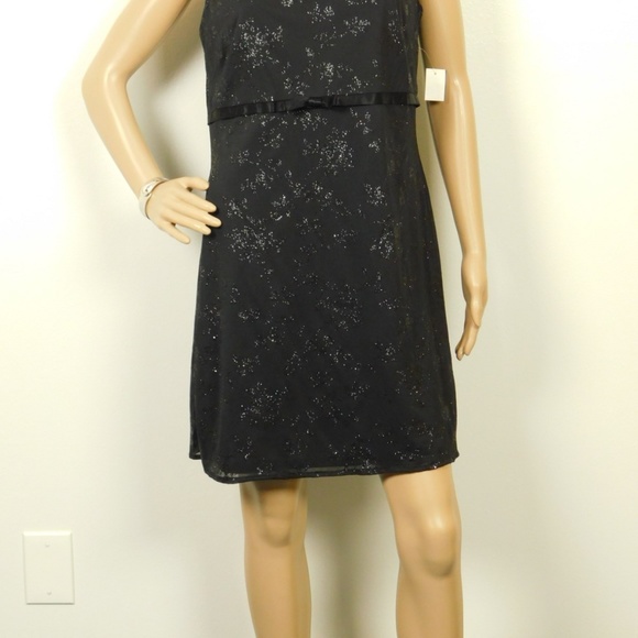 Scarlett Y2K Black Glitter Whimsigoth Sleeveless Mesh Dress Size M Dark Fairy - Picture 4 of 10